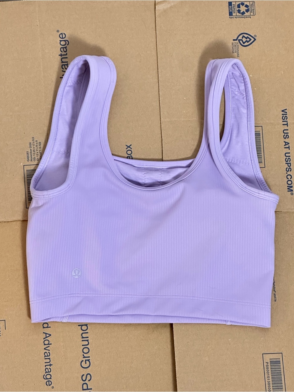Lululemon sports bra in a light purple or lilac shade 4 Medium support Sporty - Picture 3 of 7